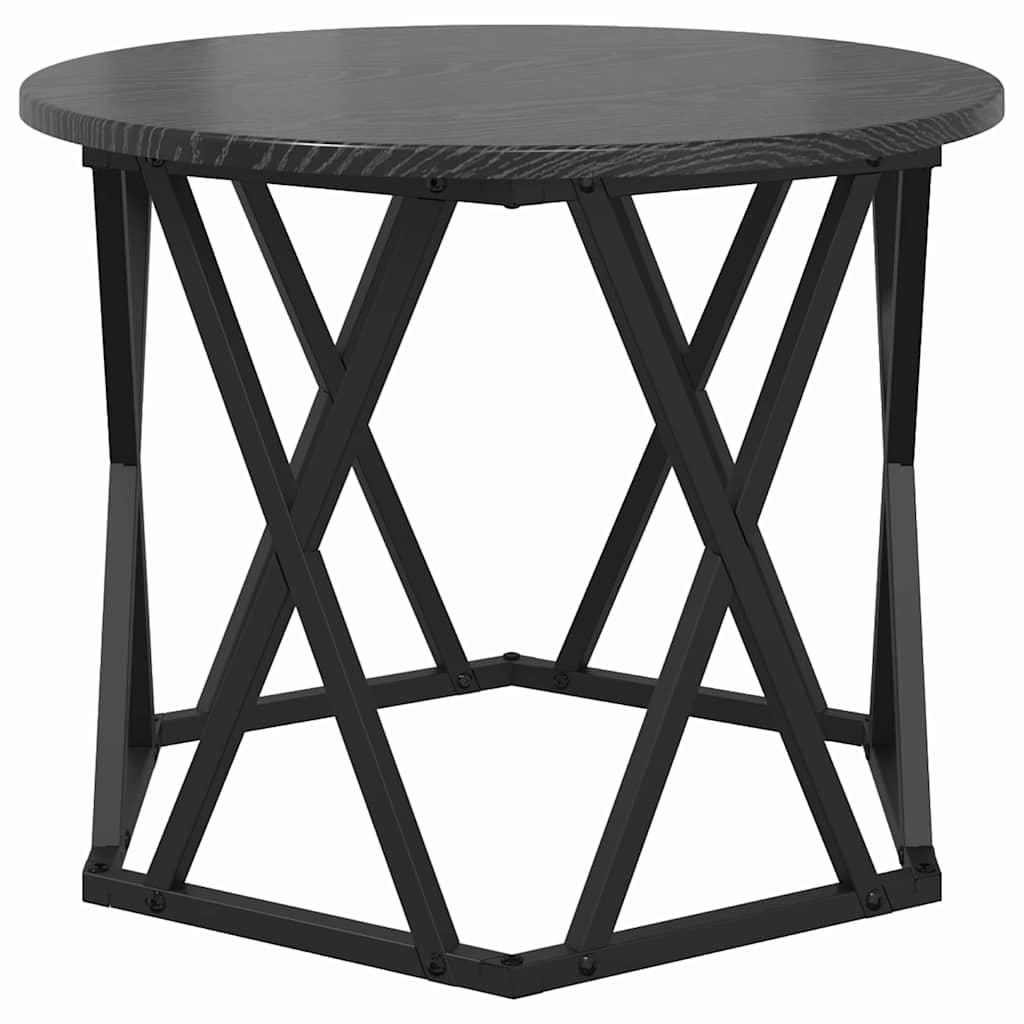 Nesting Sidebord 3 stk. Sort eg 53 x 53 x 40 cm