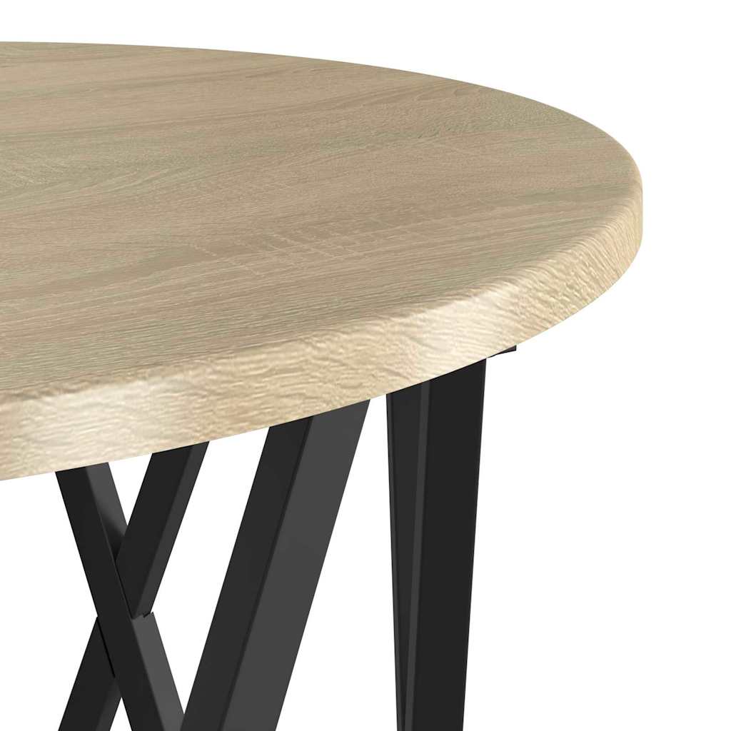 Nesting Sidebord 3 stk. Sonoma eg 53 x 53 x 40 cm