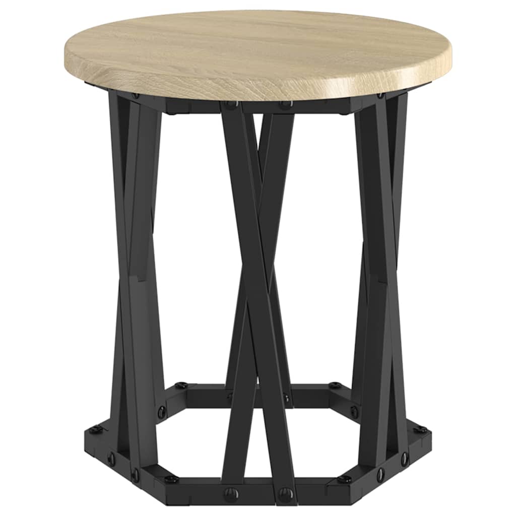 Nesting Sidebord 3 stk. Sonoma eg 53 x 53 x 40 cm