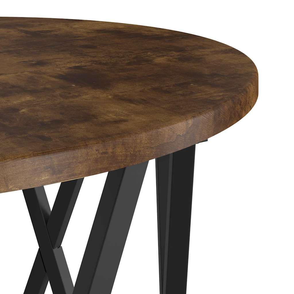 Nesting Sidebord 3 stk. Røget eg 53 x 53 x 40 cm