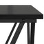 Sofabord 3 stk. Sort eg 50 x 50 x 40 cm Ingeniørtræ og stål