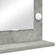 Vaskeskab Spejl Beton Grå 60 x 55 x 18 cm Rektangulær