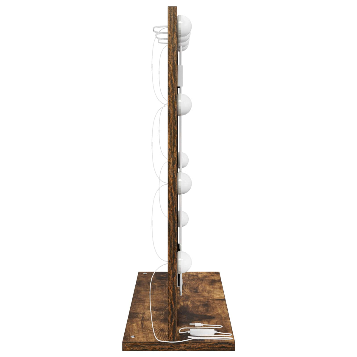 Vaskeskab Spejl Røget eg 60 x 55 x 18 cm Rektangulær