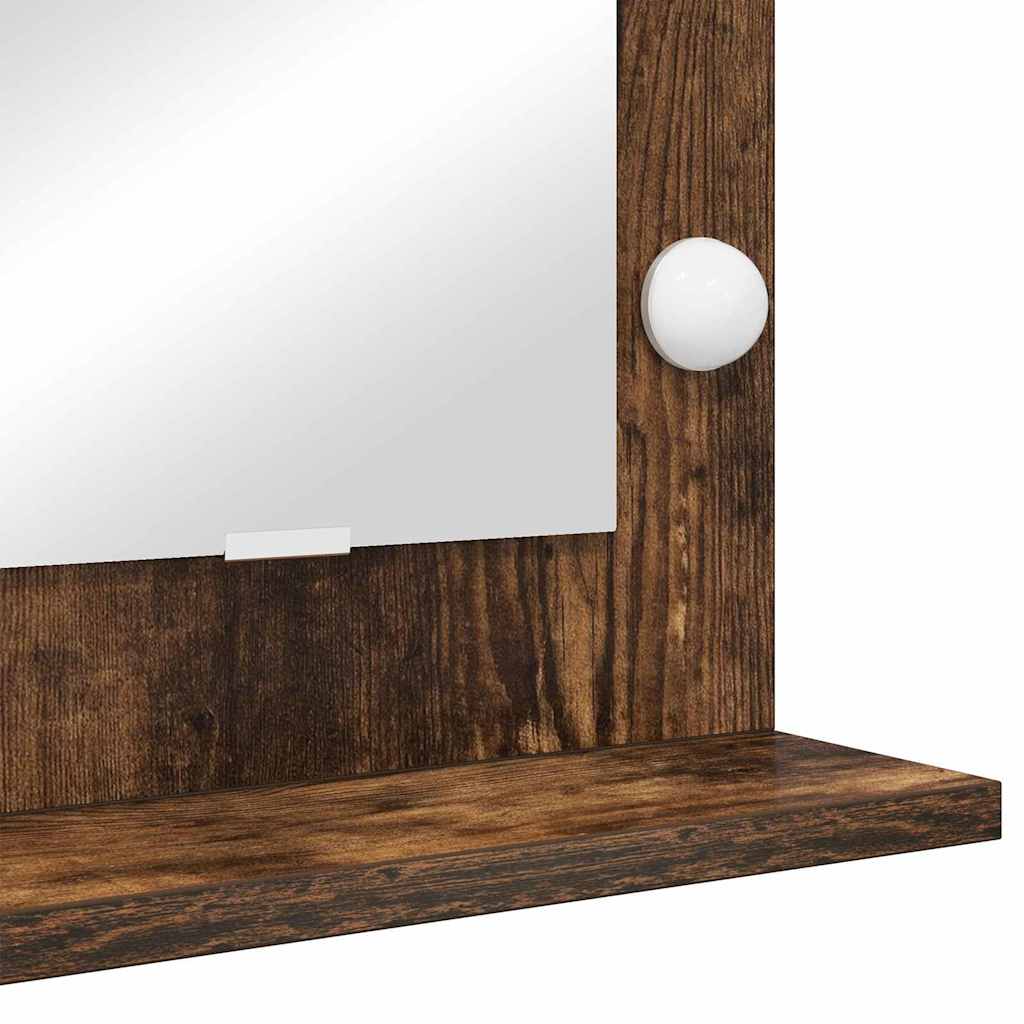 Vaskeskab Spejl Røget eg 100 x 55 x 18 cm Rektangulær