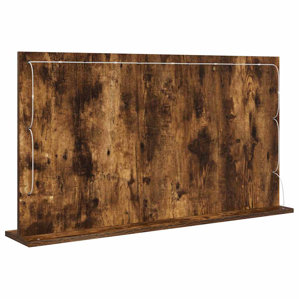 Vaskeskab Spejl Røget eg 100 x 55 x 18 cm Rektangulær