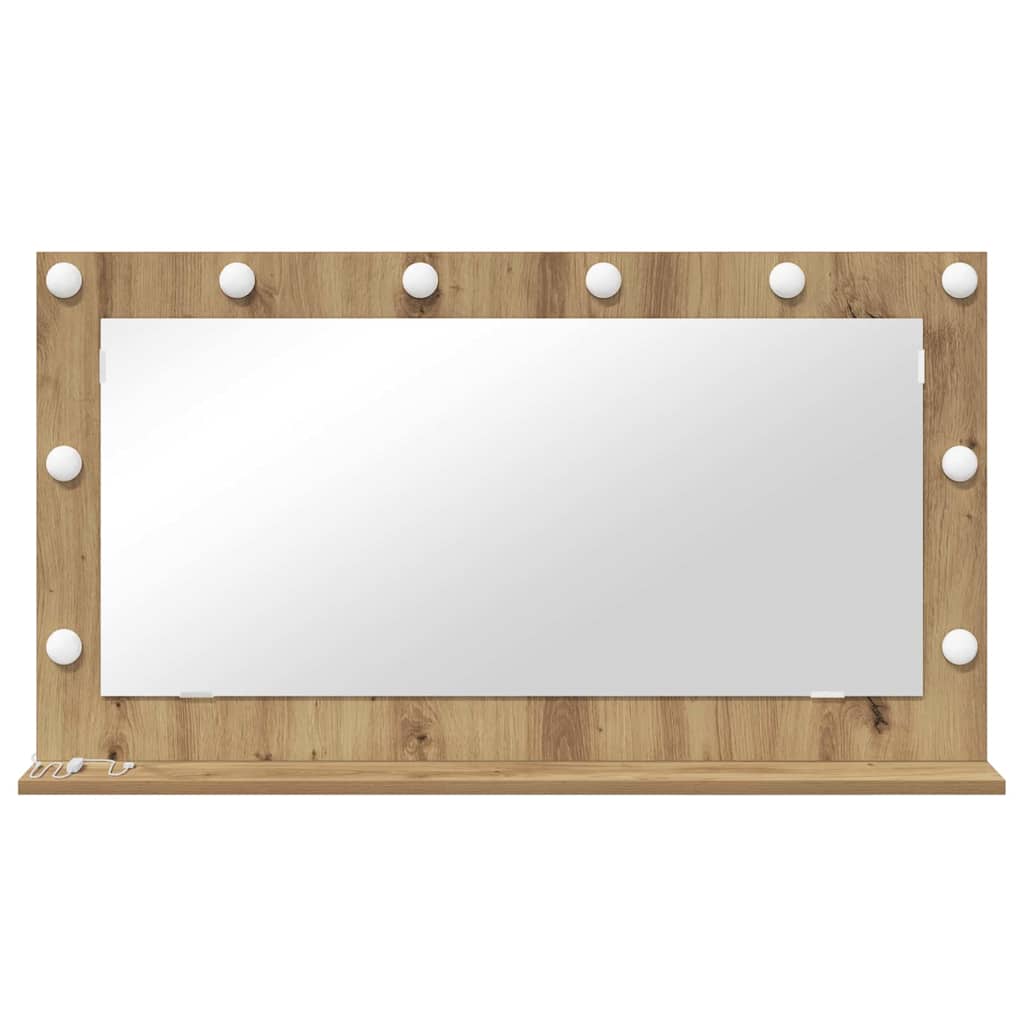 Vaskeskab Spejl Artisan Egetræ 100 x 55 x 18 cm Rektangulær