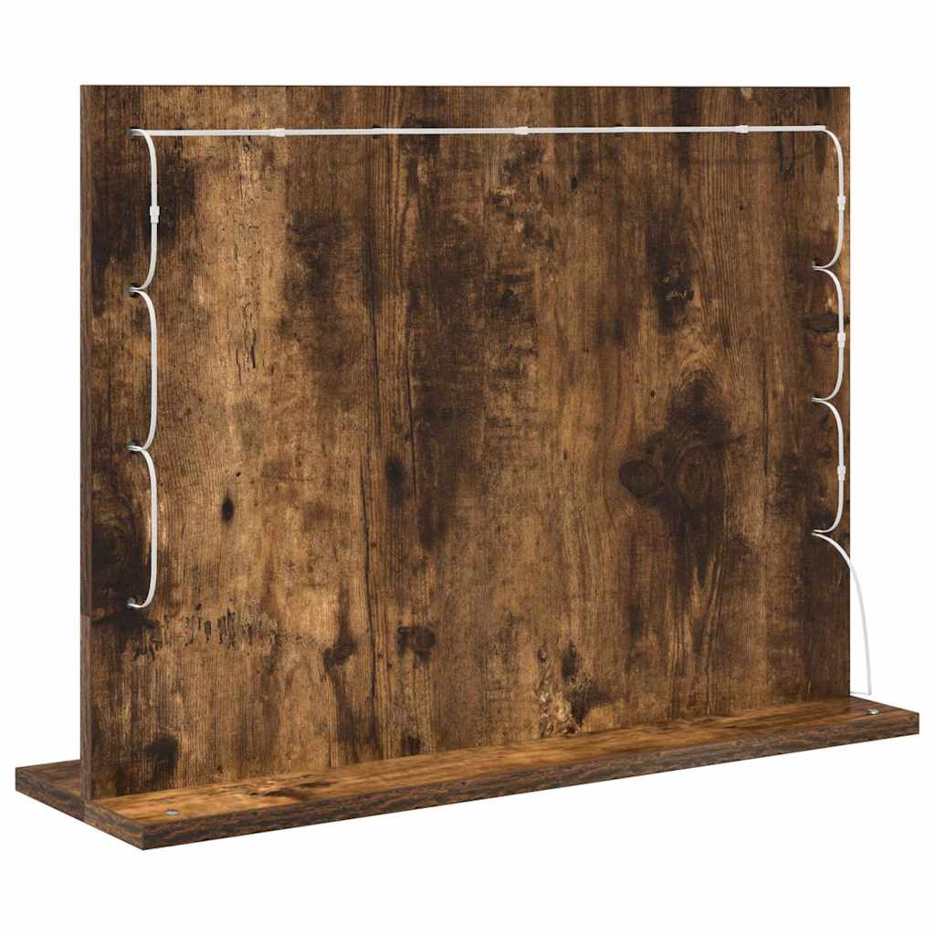 Vaskeskab Spejl Røget eg 60 x 45 x 18 cm Rektangulær