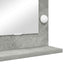 Vaskeskab Spejl Beton Grå 100 x 45 x 18 cm Rektangulær