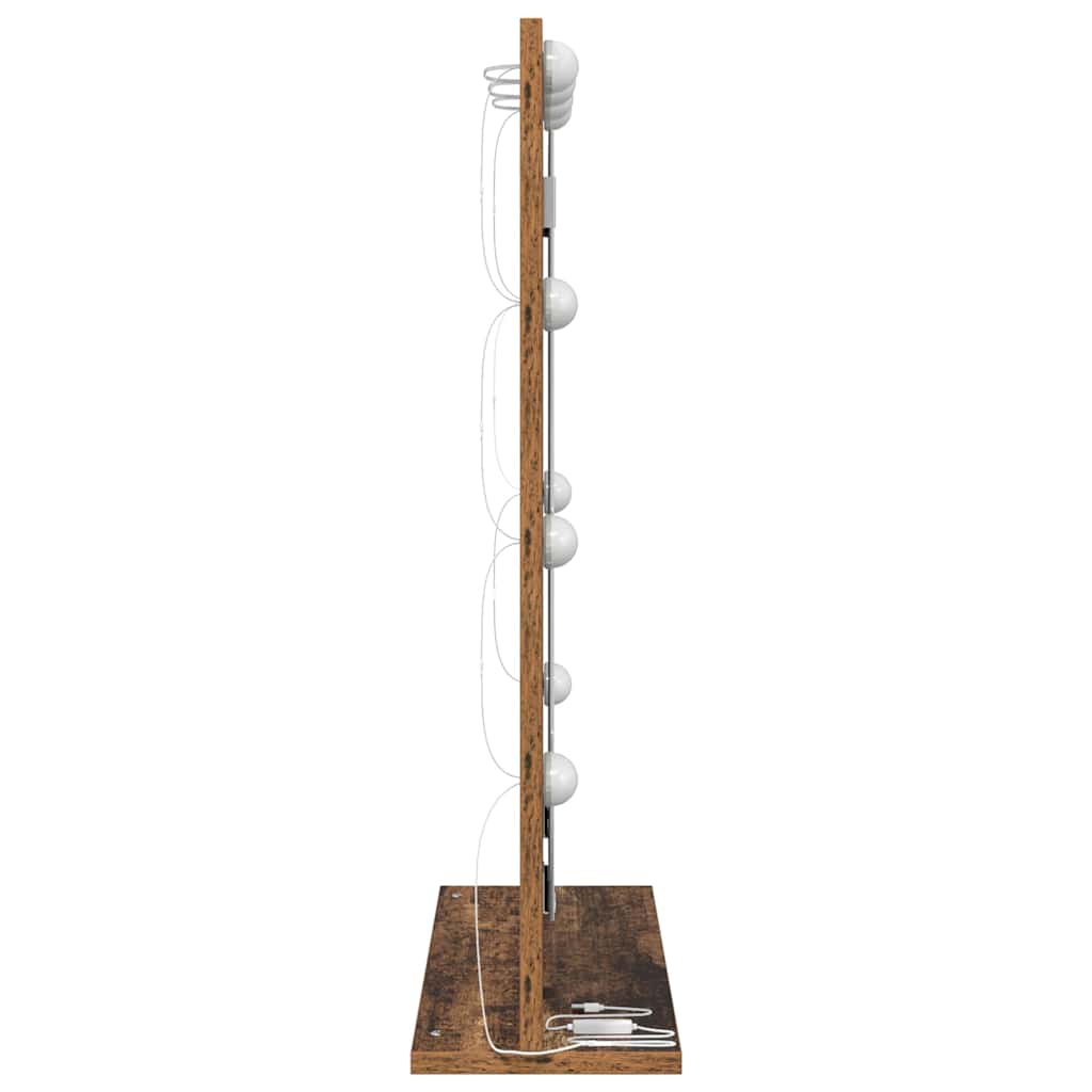 Vaskeskab Spejl Røget eg 70 x 50 x 18 cm Rektangulær