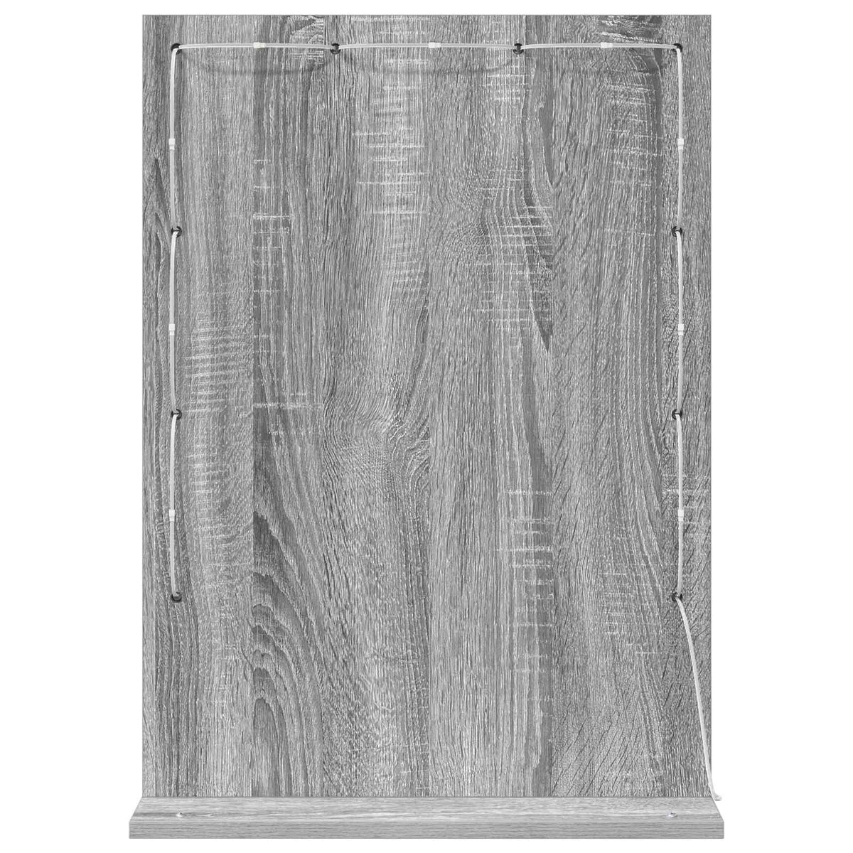 Vaskeskab Spejl Grå Sonoma 70 x 50 x 18 cm Rektangulær