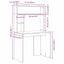 Bord Gammelt træ 91 x 50 x 149 cm Konstrueret træ
