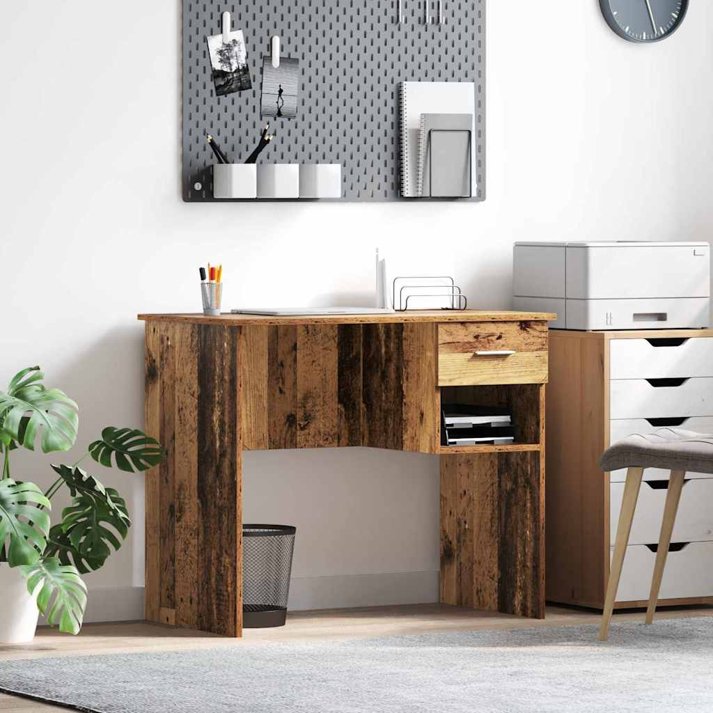 Bord Gammelt træ 90 x 49 x 75 cm Konstrueret træ