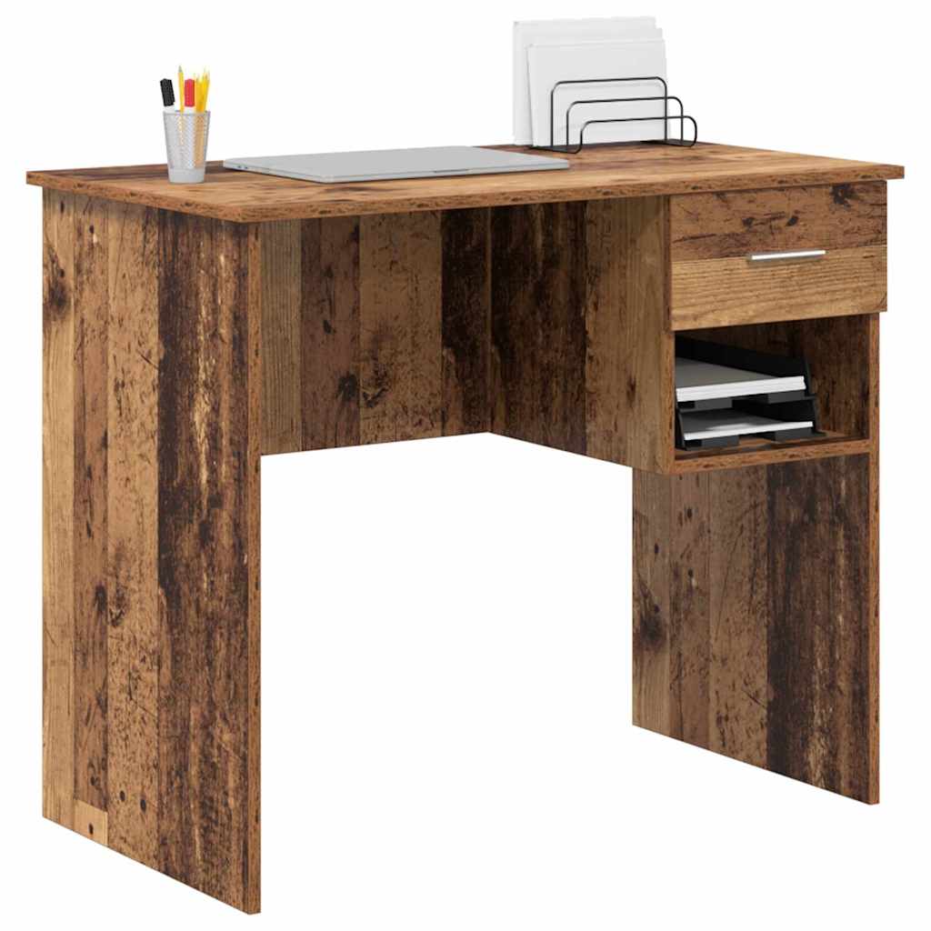 Bord Gammelt træ 90 x 49 x 75 cm Konstrueret træ