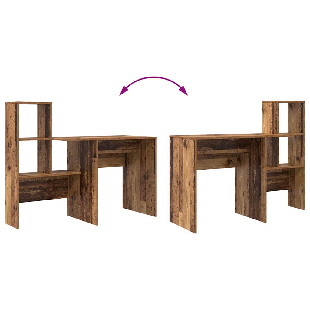 Bord Gammelt træ 131,5 x 50 x 106,5 cm Konstrueret træ