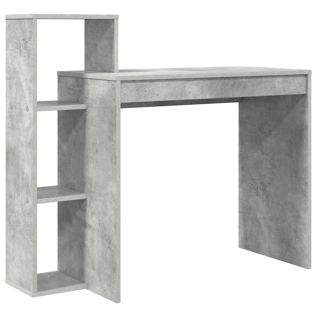 Bord Beton Grå Konstrueret træ 100 x 40 x 90 cm