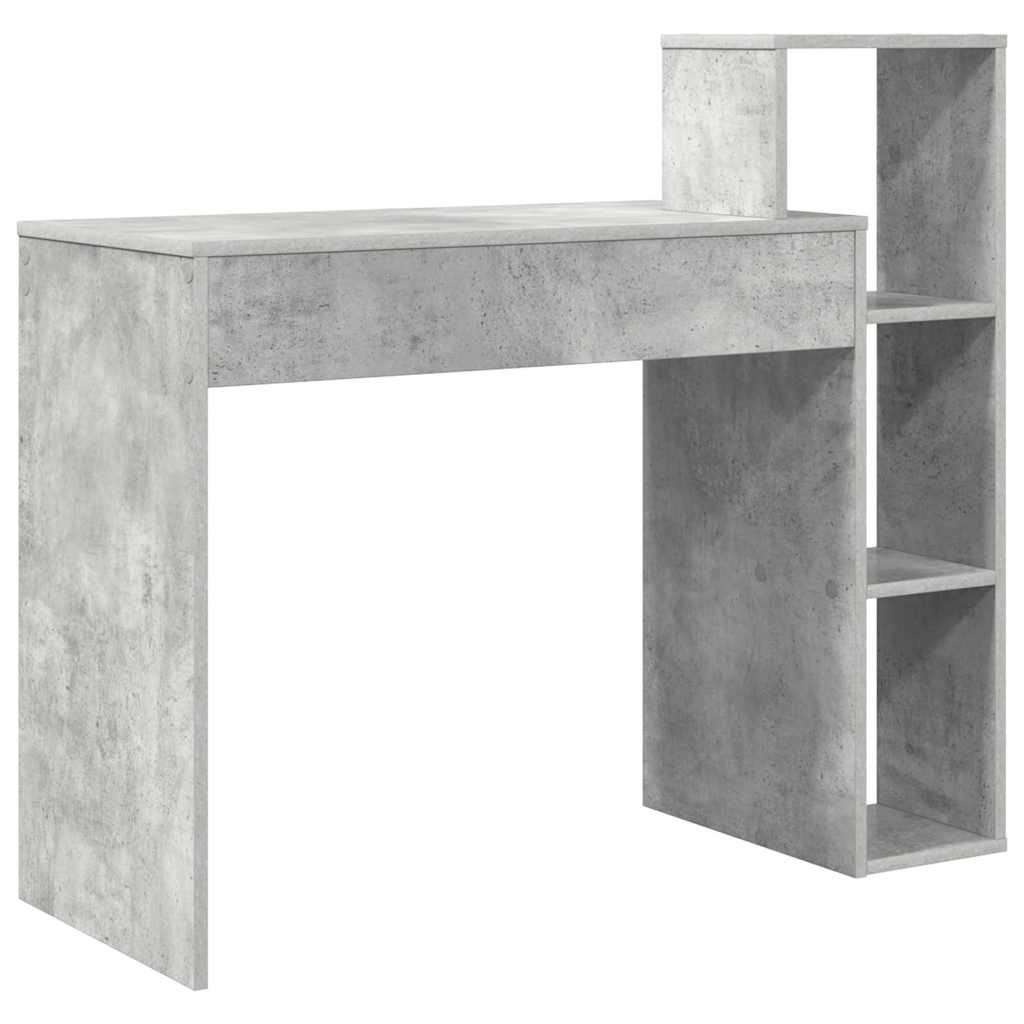 Bord Beton Grå Konstrueret træ 100 x 40 x 90 cm