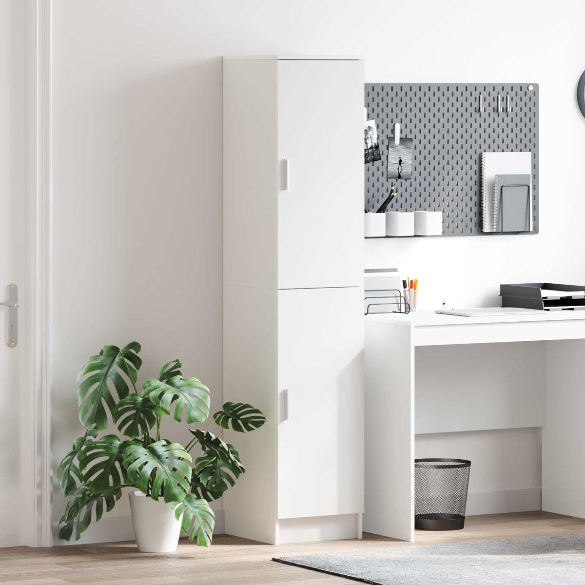 Highboard Hvid 35 x 39 x 168 cm