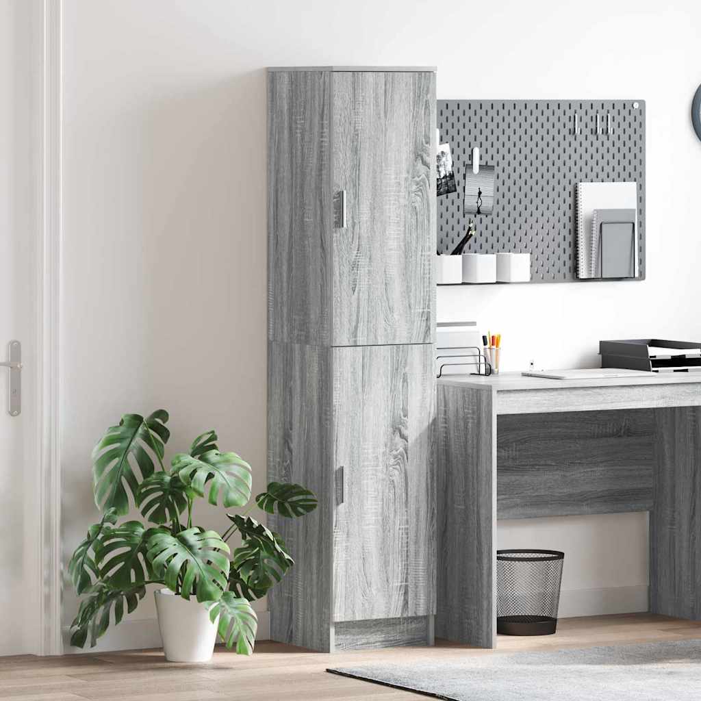 Highboard Grå Sonoma 35 x 39 x 168 cm