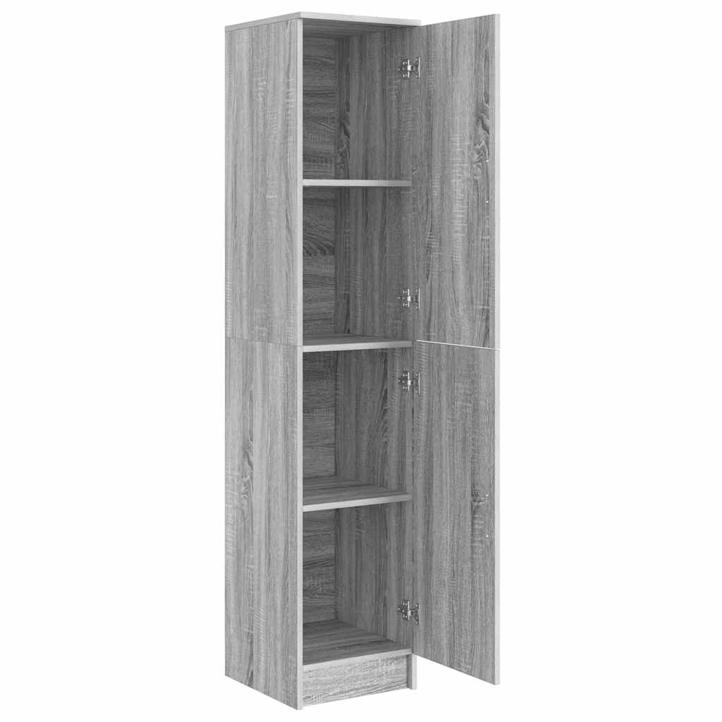 Highboard Grå Sonoma 35 x 39 x 168 cm