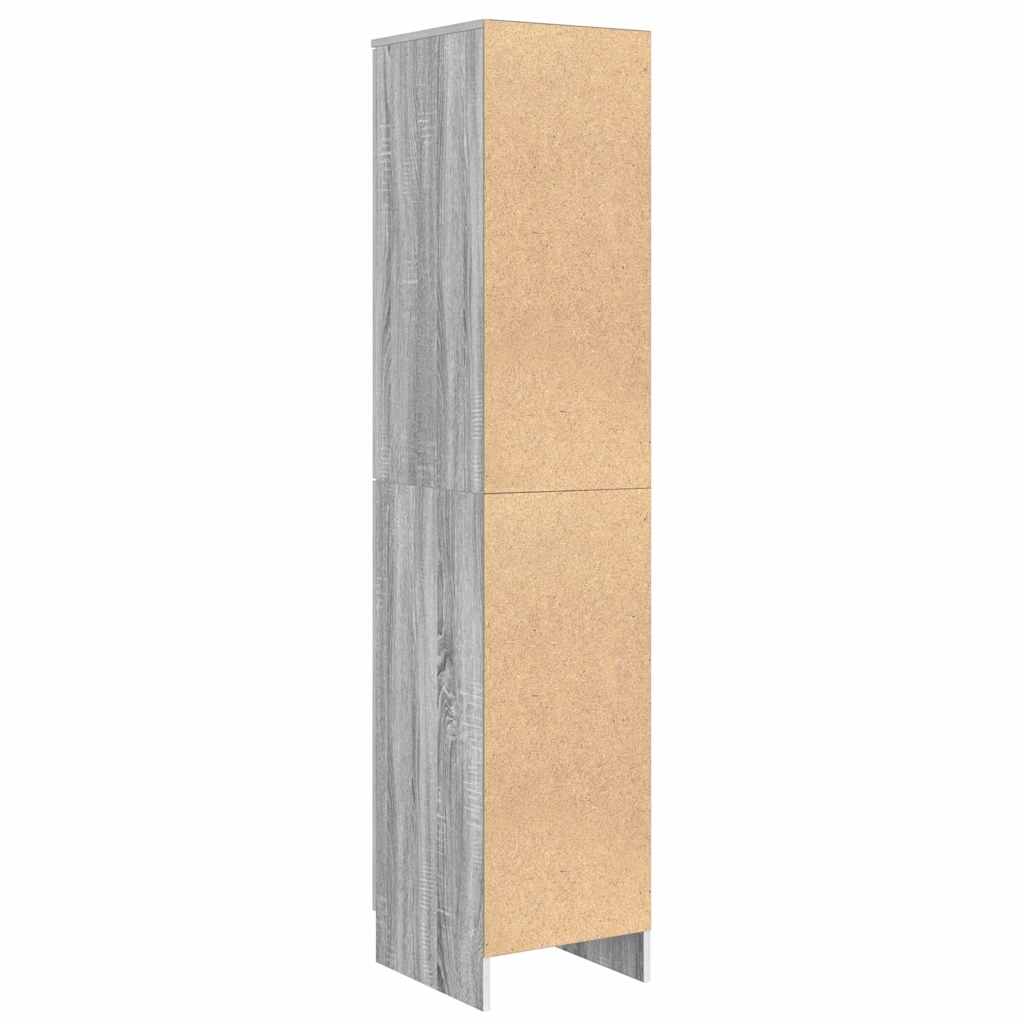 Highboard Grå Sonoma 35 x 39 x 168 cm
