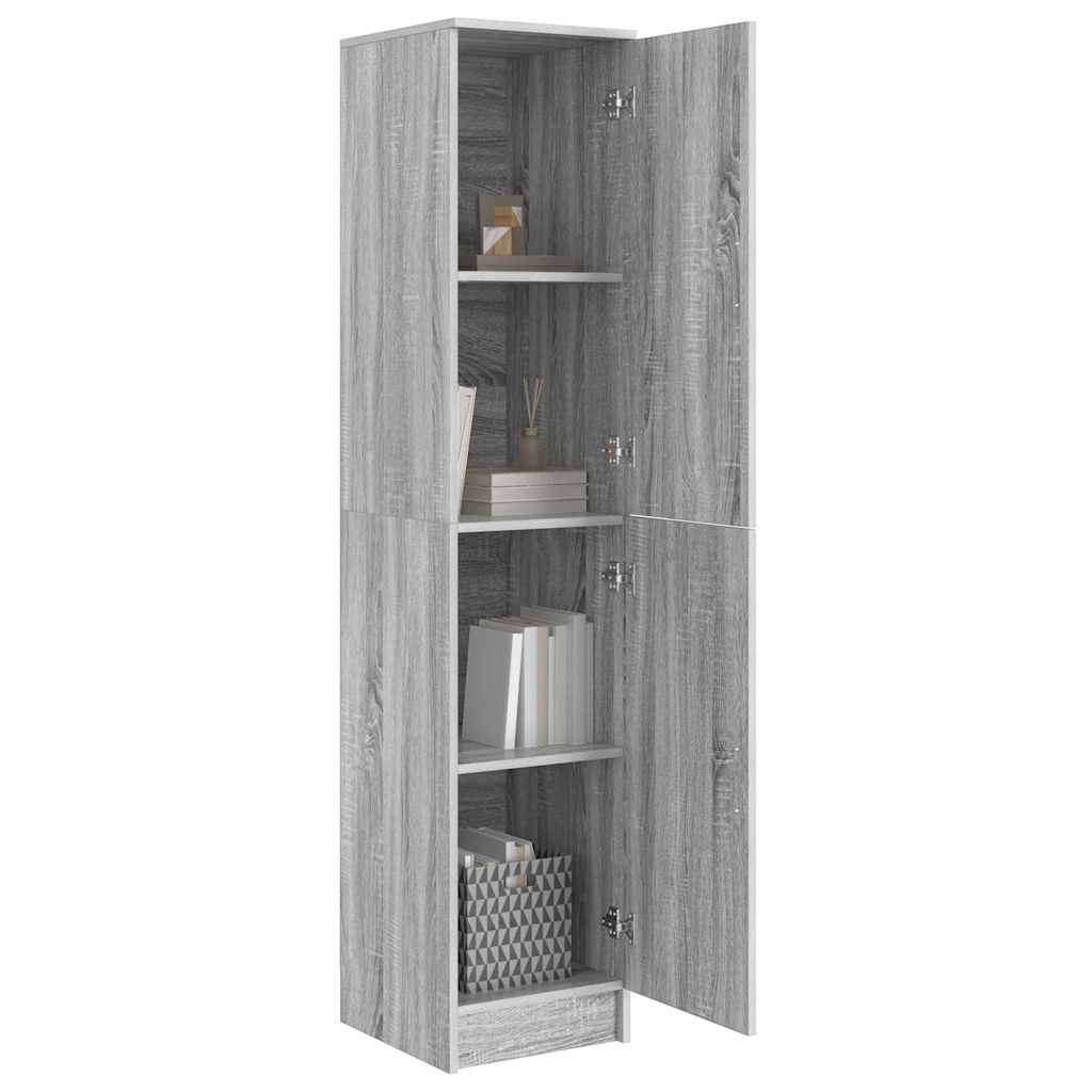 Highboard Grå Sonoma 35 x 39 x 168 cm