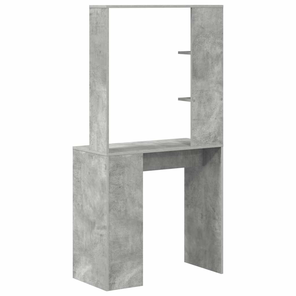 Bord Beton Grå Konstrueret træ 78,5 x 37 x 154,5 cm