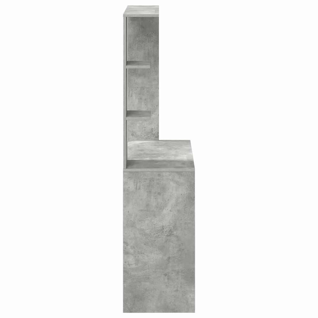 Bord Beton Grå Konstrueret træ 78,5 x 37 x 154,5 cm