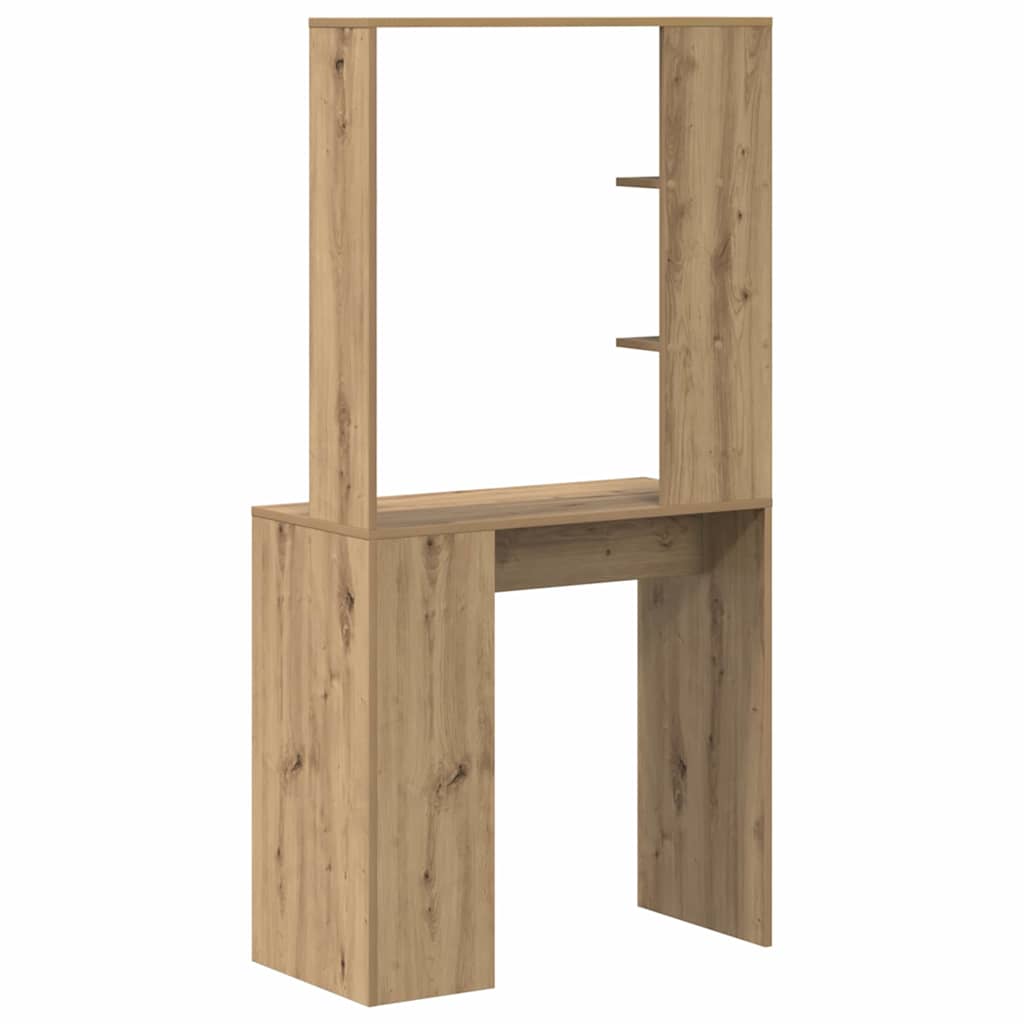 Bord Artisan Egetræ Konstrueret træ 78,5 x 37 x 154,5 cm