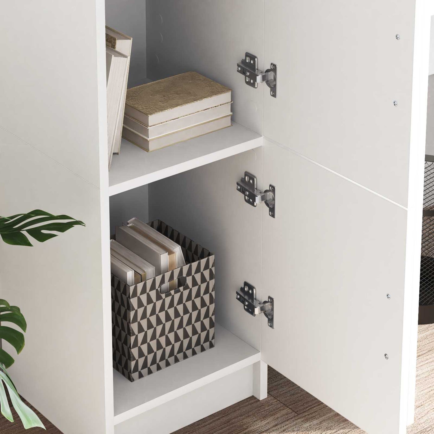 Highboard Hvid 31,5 x 32 x 122,5 cm