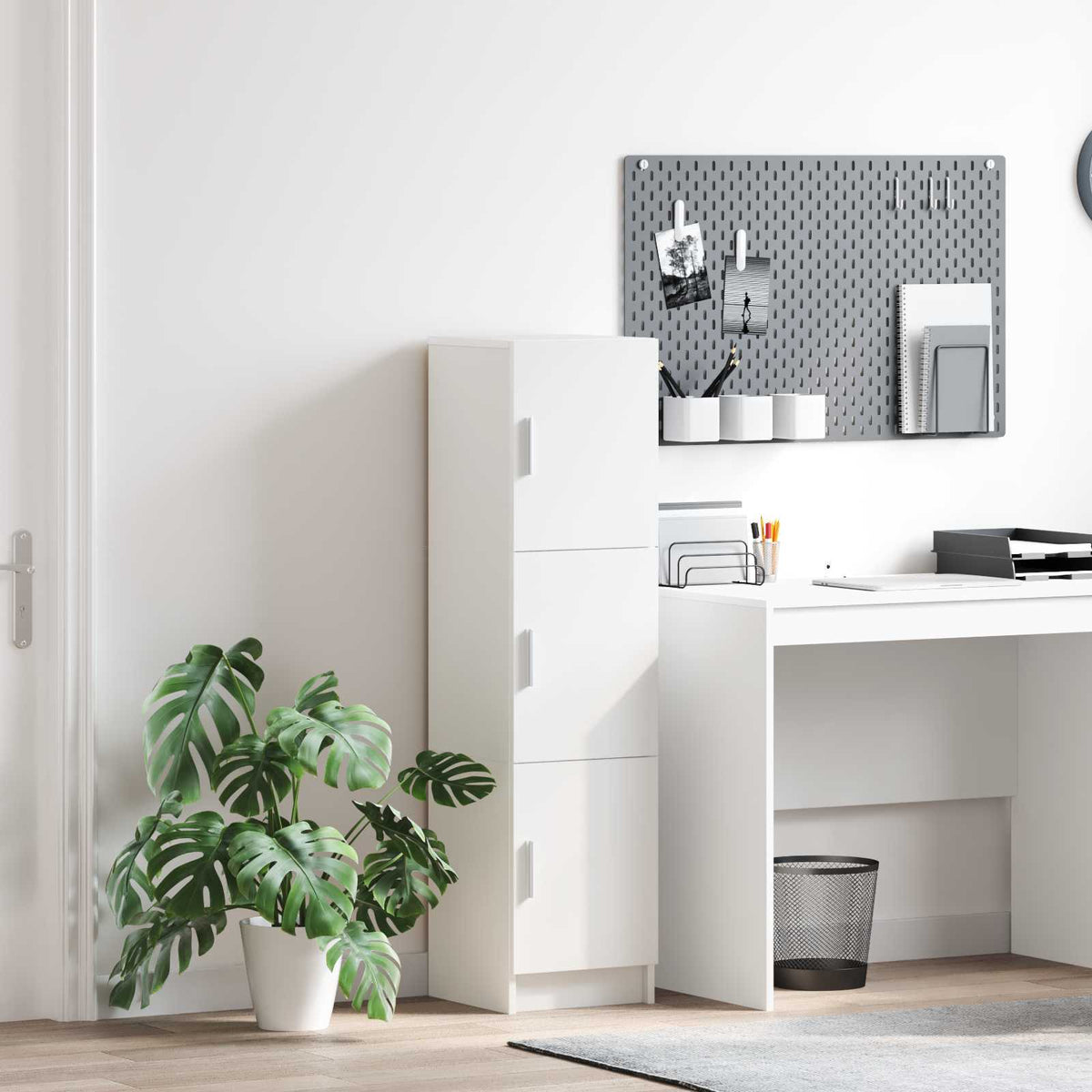 Highboard Hvid 31,5 x 32 x 122,5 cm