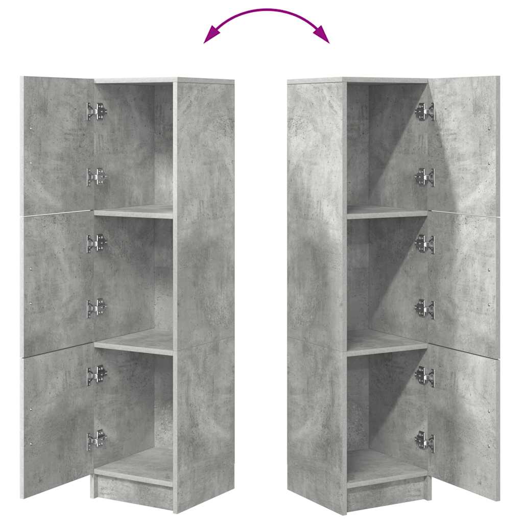 Highboard Beton Grå 31,5 x 32 x 122,5 cm