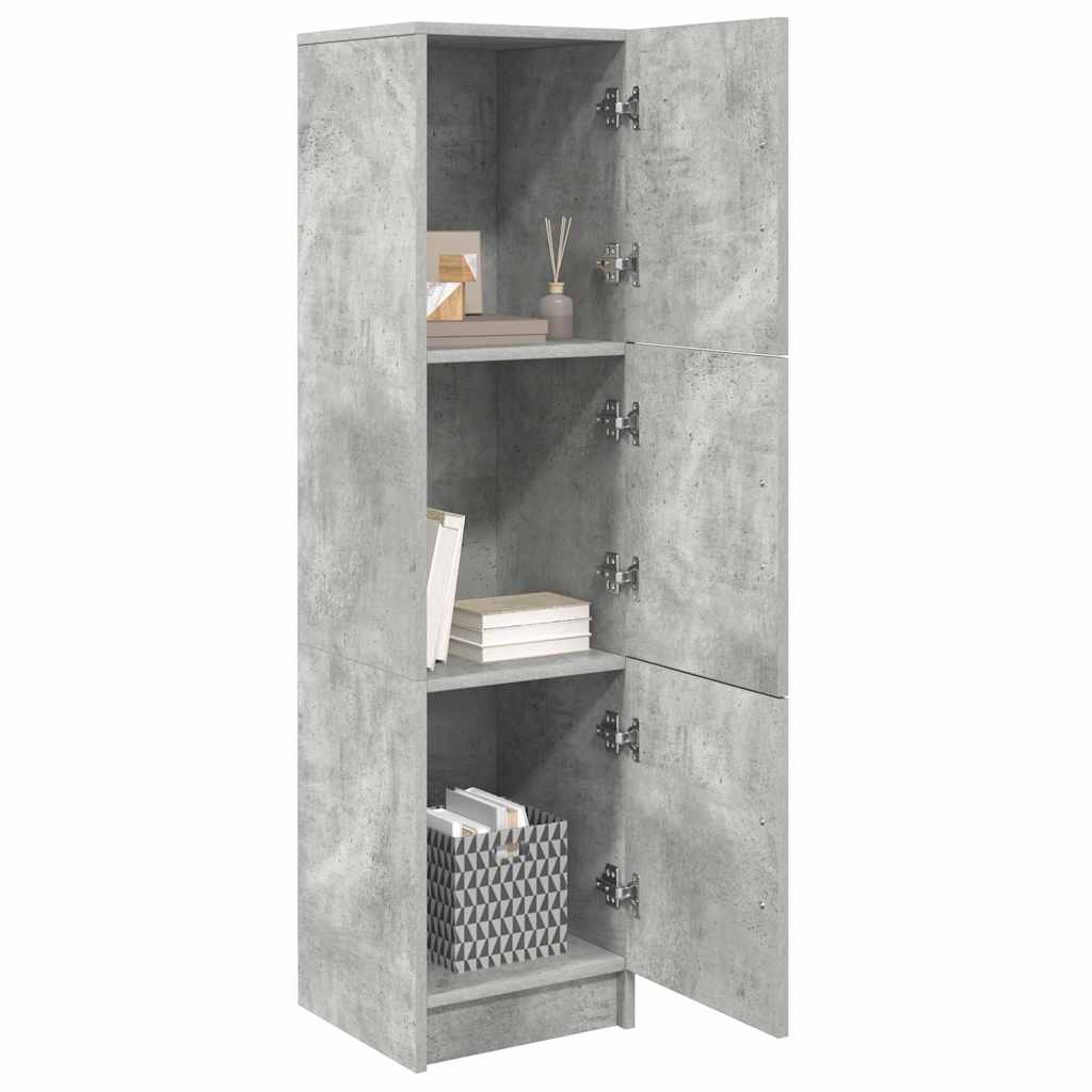 Highboard Beton Grå 31,5 x 32 x 122,5 cm