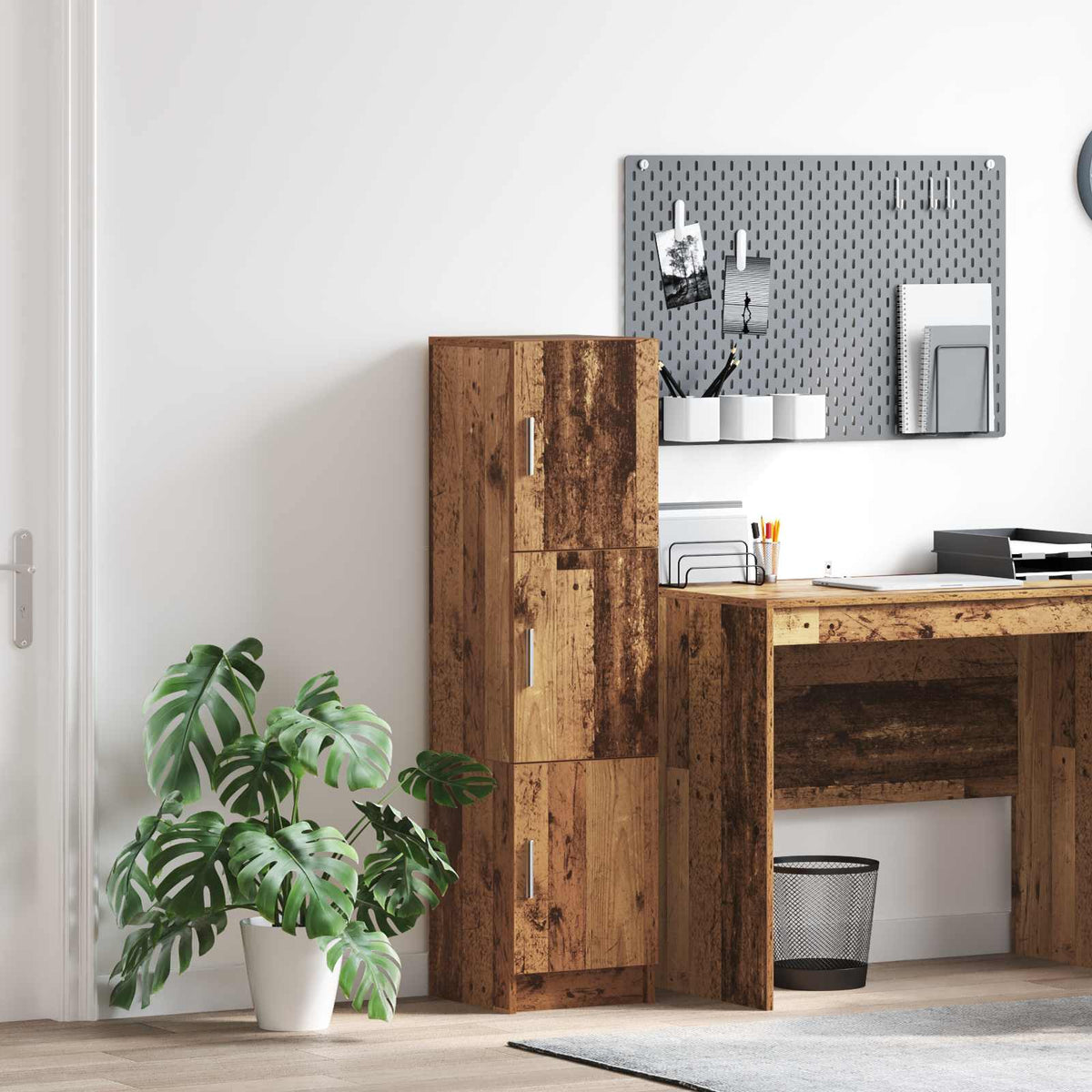 Highboard Gammelt træ 31,5 x 32 x 122,5 cm