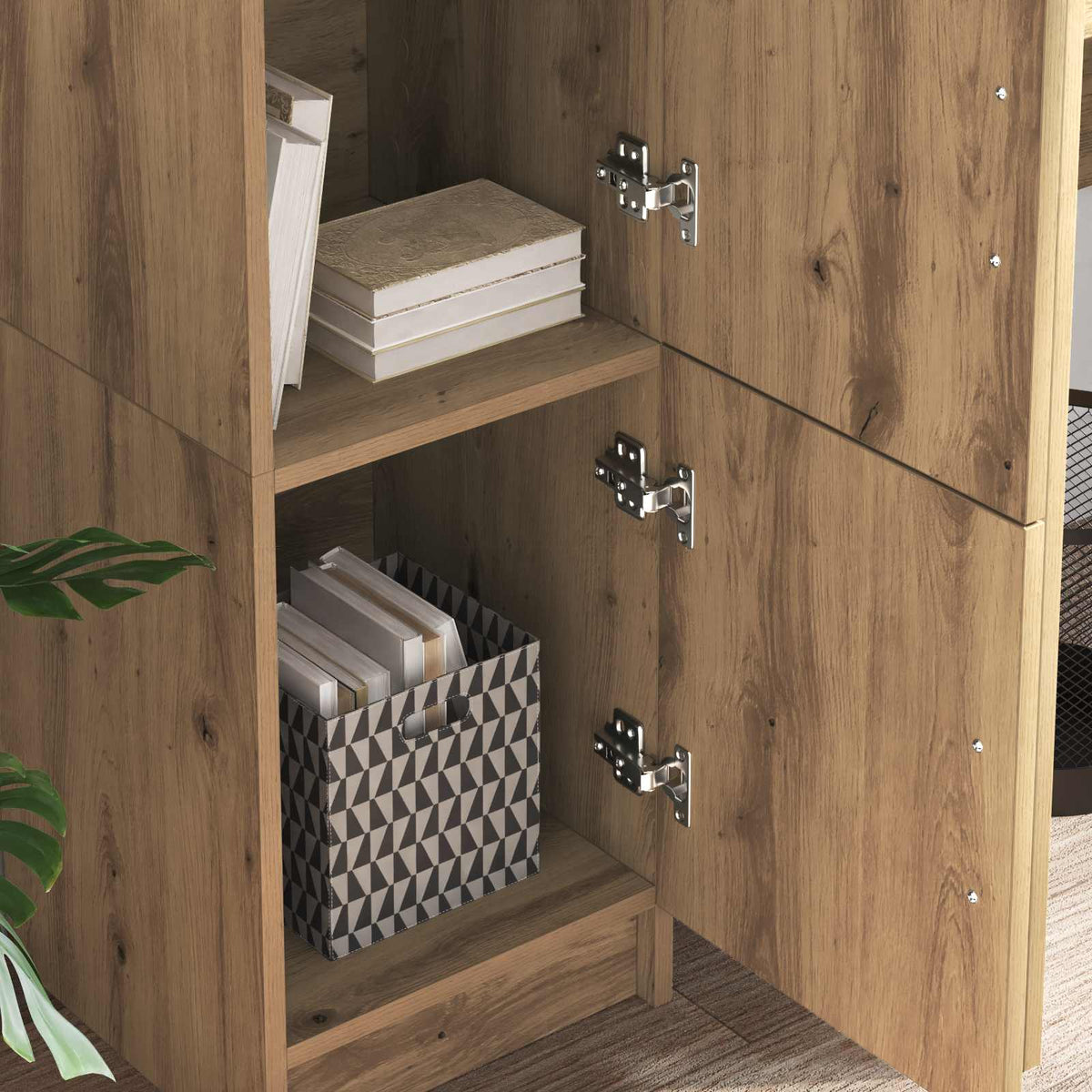 Highboard Artisan Egetræ 31,5 x 32 x 122,5 cm