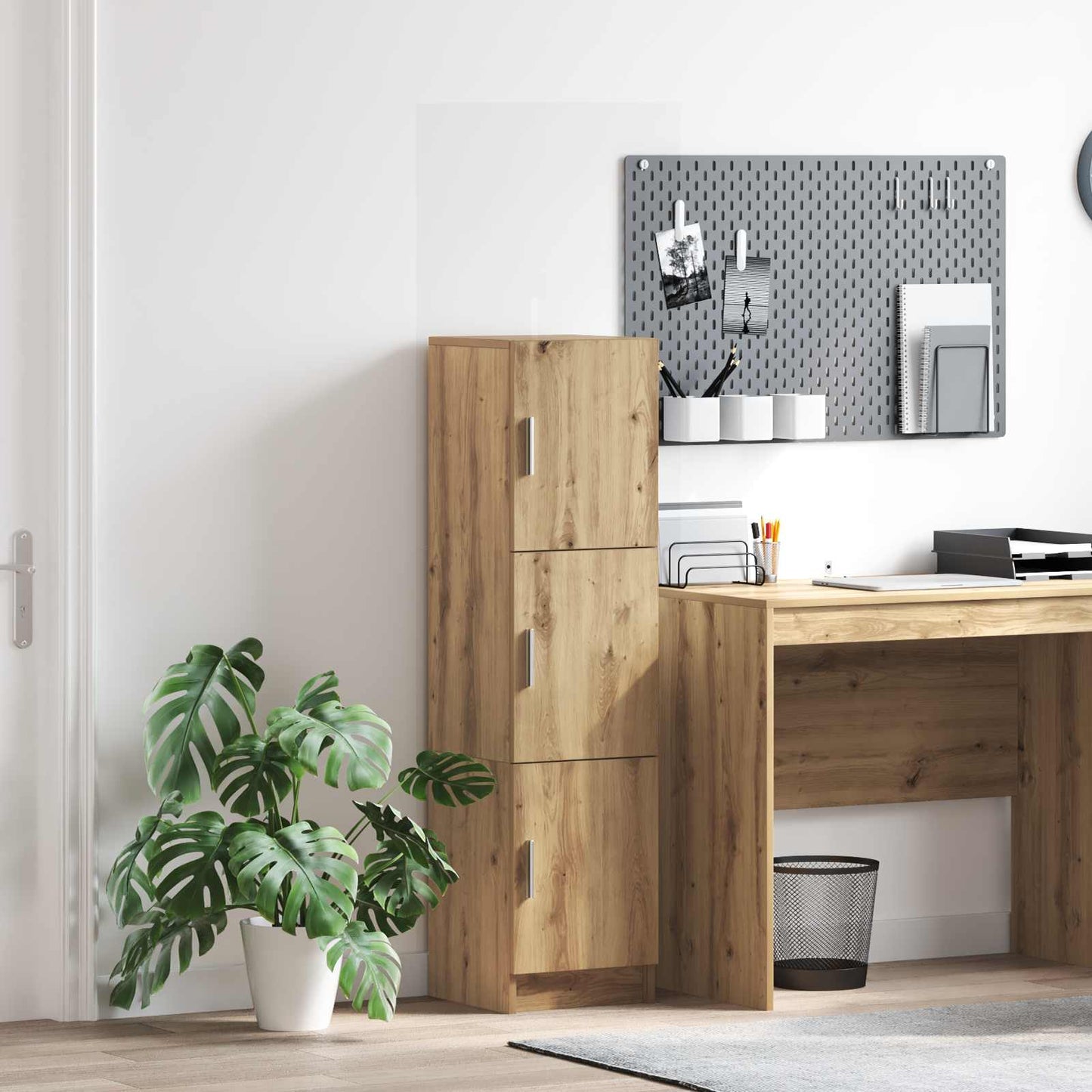 Highboard Artisan Egetræ 31,5 x 32 x 122,5 cm