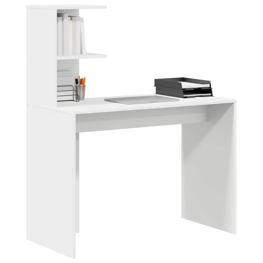 Bord Hvid 102 x 50 x 124 cm Konstrueret træ