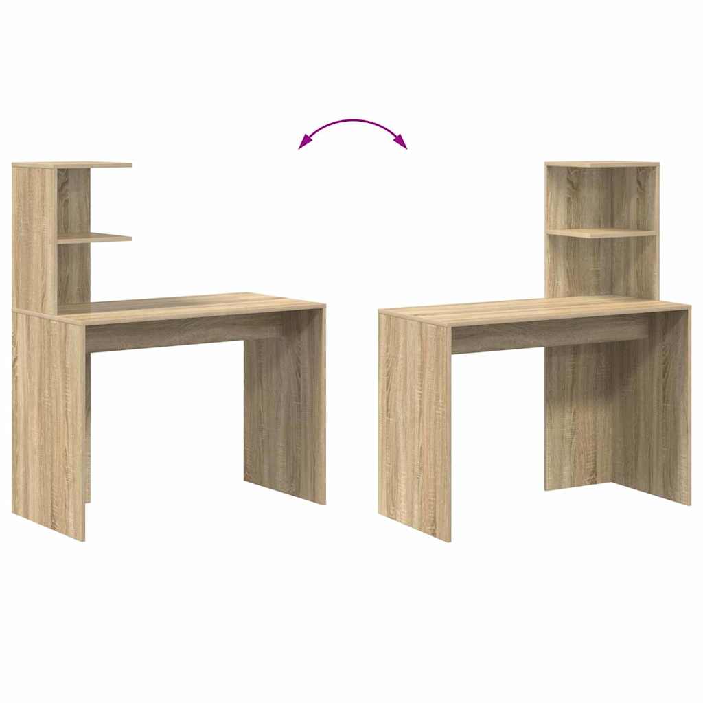 Bord Sonoma eg 102 x 50 x 124 cm Konstrueret træ