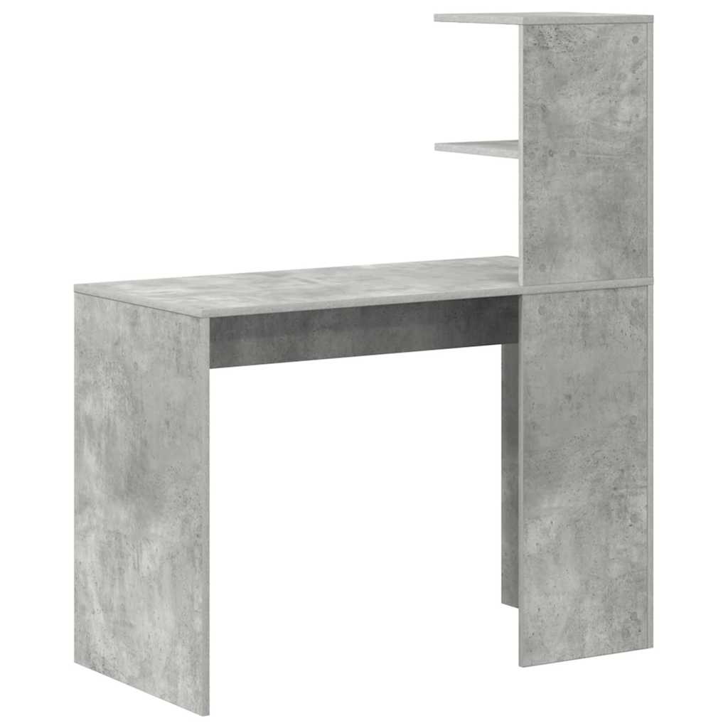 Bord Beton Grå 102 x 50 x 124 cm Konstrueret træ