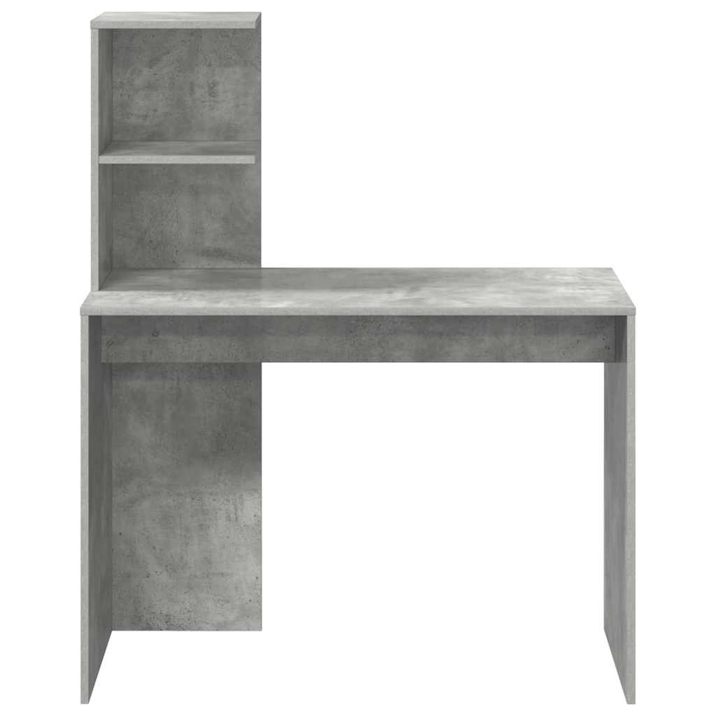 Bord Beton Grå 102 x 50 x 124 cm Konstrueret træ