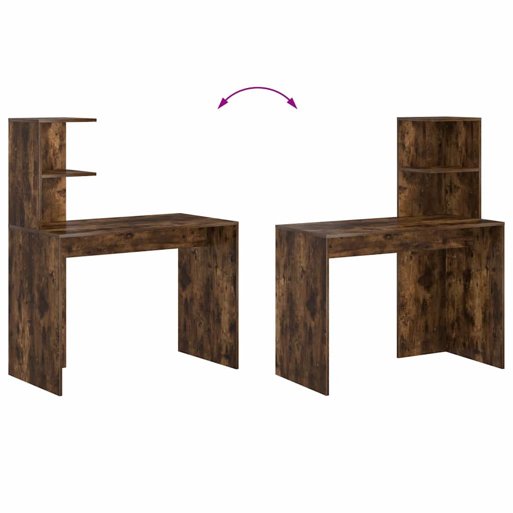 Bord Røget eg 102 x 50 x 124 cm Konstrueret træ