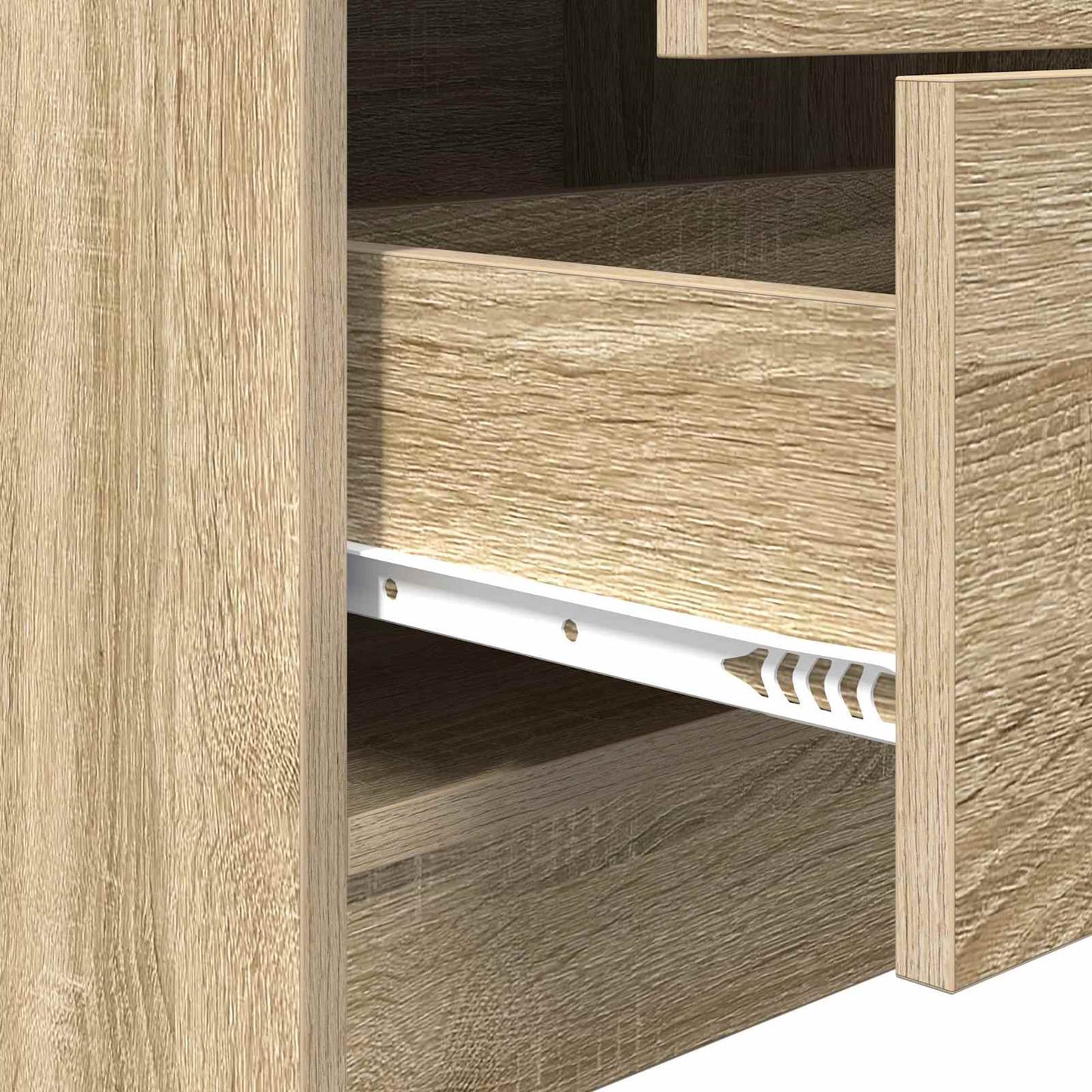Highboard med skuffe Sonoma eg 45,5 x 34 x 127 cm