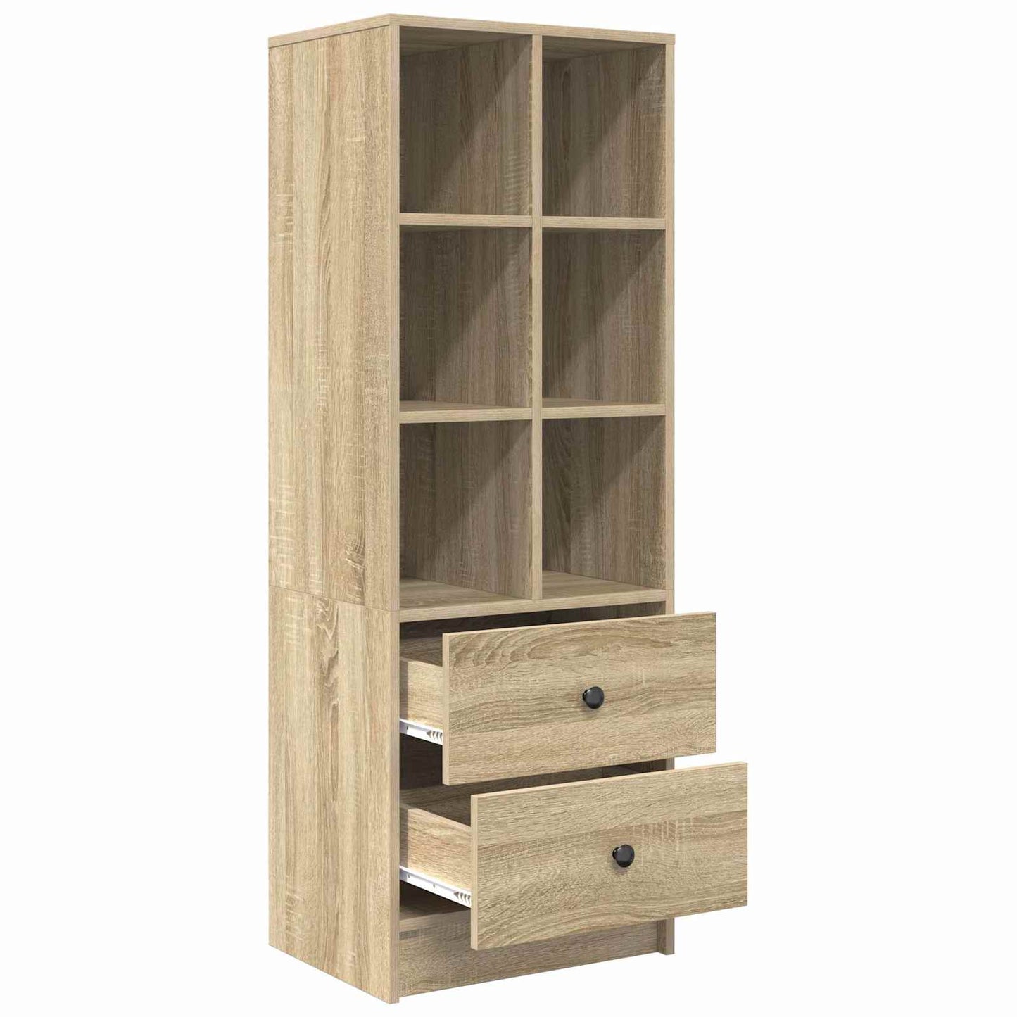 Highboard med skuffe Sonoma eg 45,5 x 34 x 127 cm