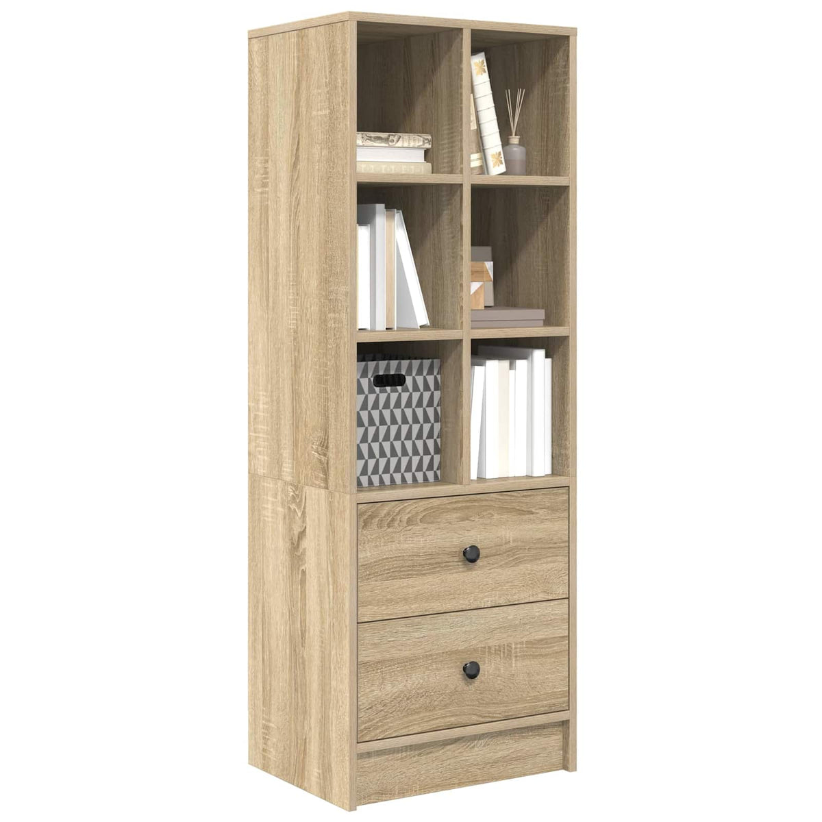 Highboard med skuffe Sonoma eg 45,5 x 34 x 127 cm