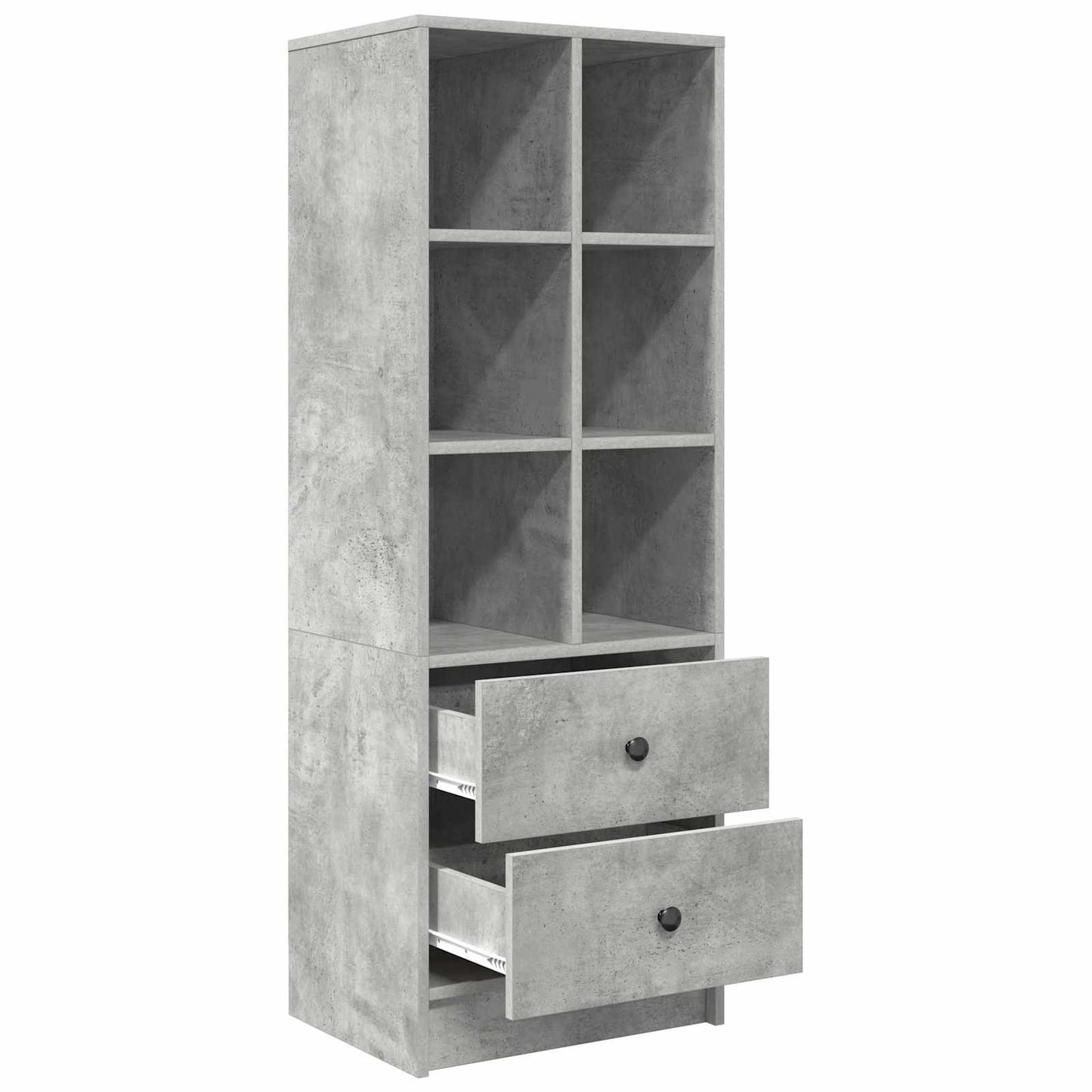 Highboard med skuffe Beton Grå 45,5 x 34 x 127 cm