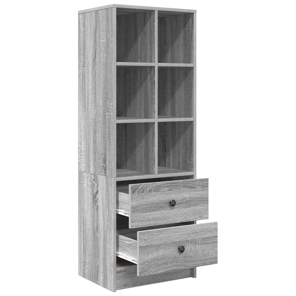 Highboard med skuffe Grå Sonoma 45,5 x 34 x 127 cm