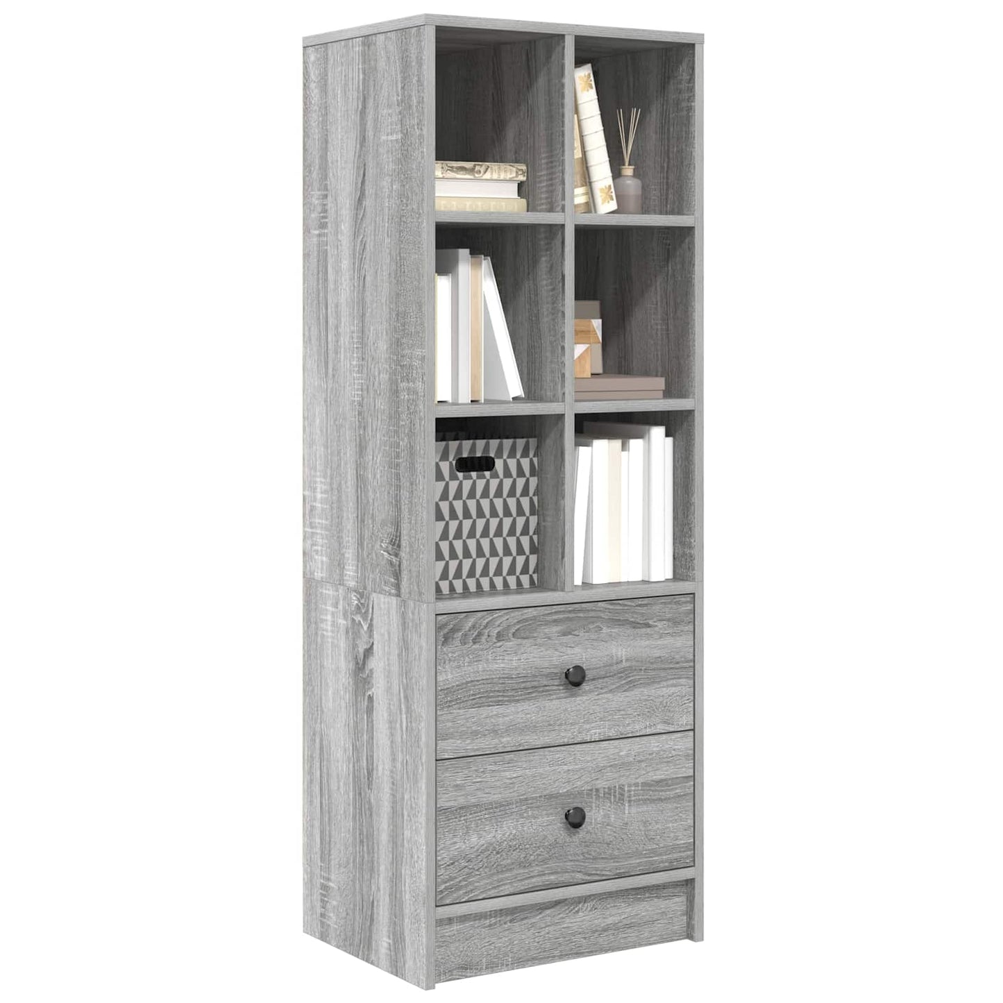 Highboard med skuffe Grå Sonoma 45,5 x 34 x 127 cm