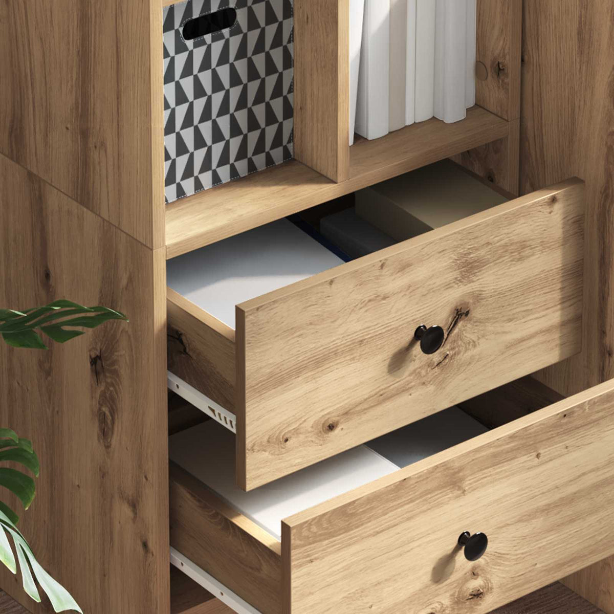 Highboard Artisan Egetræ 45,5 x 34 x 127 cm