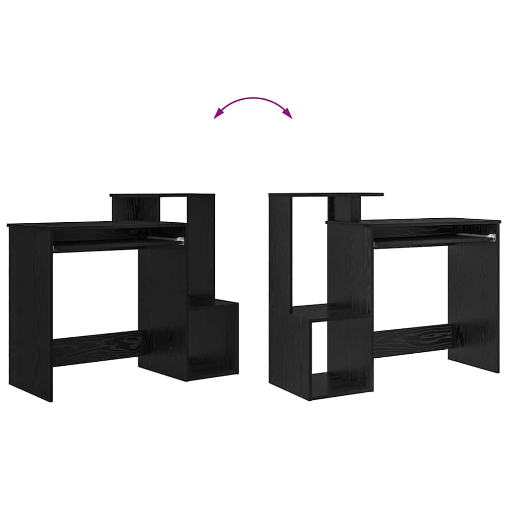Bord Sort eg 106 x 41 x 88,5 cm Konstrueret træ