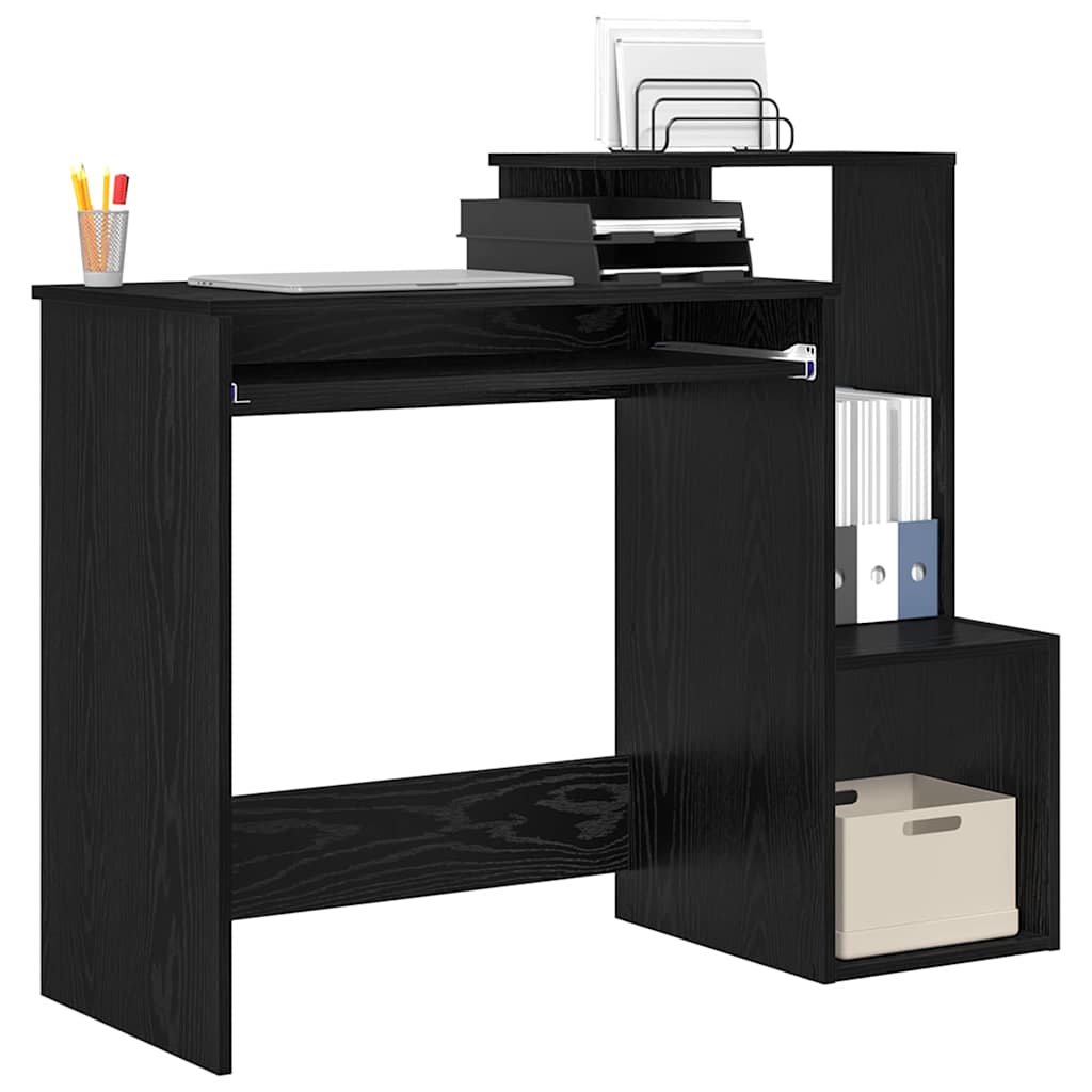 Bord Sort eg 106 x 41 x 88,5 cm Konstrueret træ