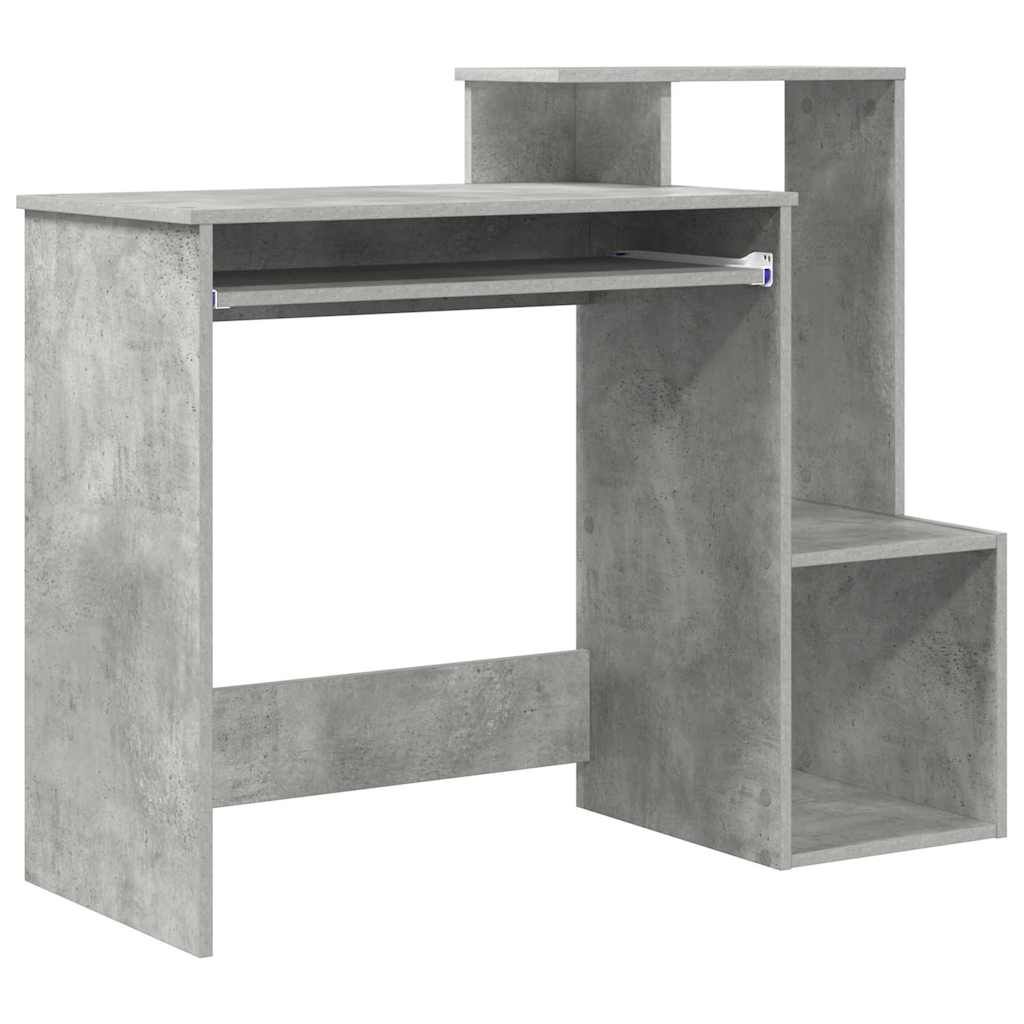 Bord Beton Grå 106 x 41 x 88,5 cm Konstrueret træ